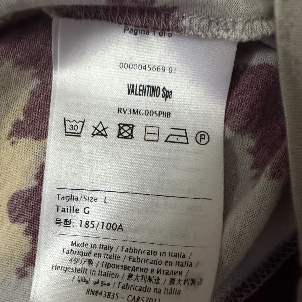 Men Valentino Shirt - Picture 3 of 3
